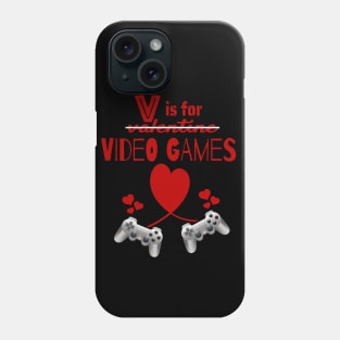 funny Gamer valentine gift Phone Case