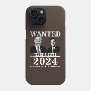 WANTED Trump & Vivek 2024 Phone Case