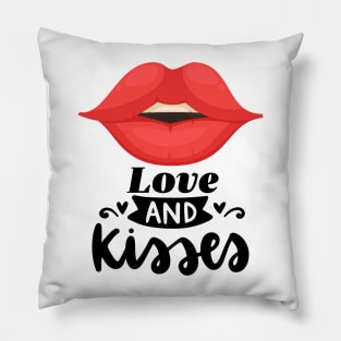 Love and Kiss Lovers Pillow