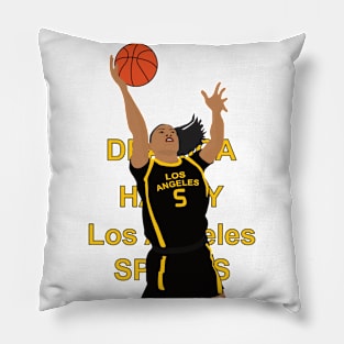 Dearica Hamby playing basketball Pillow