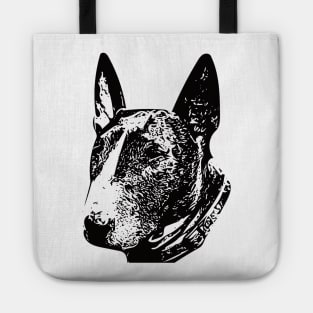 Bull Terrier Face Design - A Bully Christmas Gift Tote