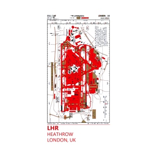 Airport Diagram - Heathrow (LHR) T-Shirt