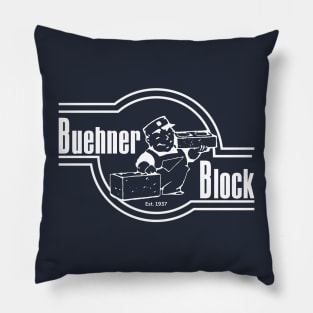 Buehner Block Co. Chest Logo Pillow