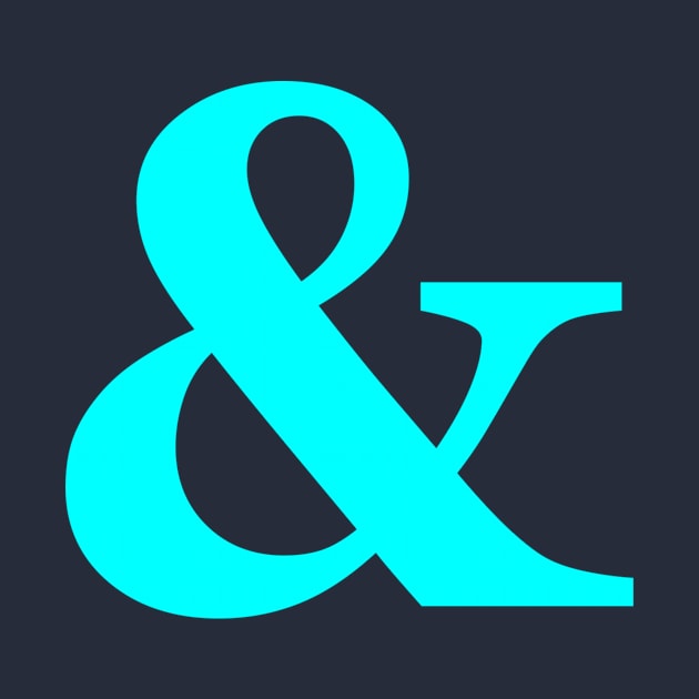 Ampersand (Cyan) by LASOM