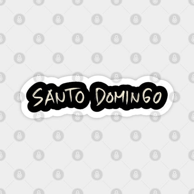 Santo Domingo Magnet by Saestu Mbathi