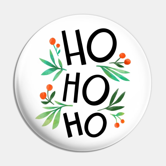 Ho Ho Ho Pin by Mako Design 