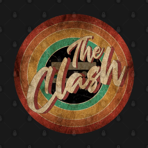 The Clash Vintage Circle Art by antongg