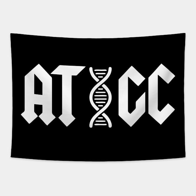 ATGC Molecular Biology DNA - Funny Science Tapestry by The Soviere