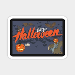 Halloween Greeting Card Magnet