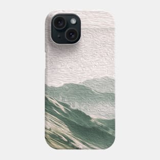 Natural Mountains Oil Effects 3 Phone Case