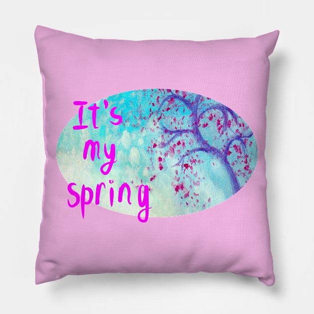 It's my spring Pillow by Evgeniya