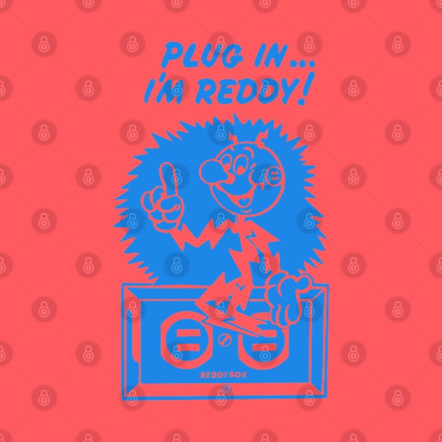 plug in reddy kilowatt blue by Sayang Anak