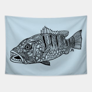 Cubera Snapper Ink Tapestry