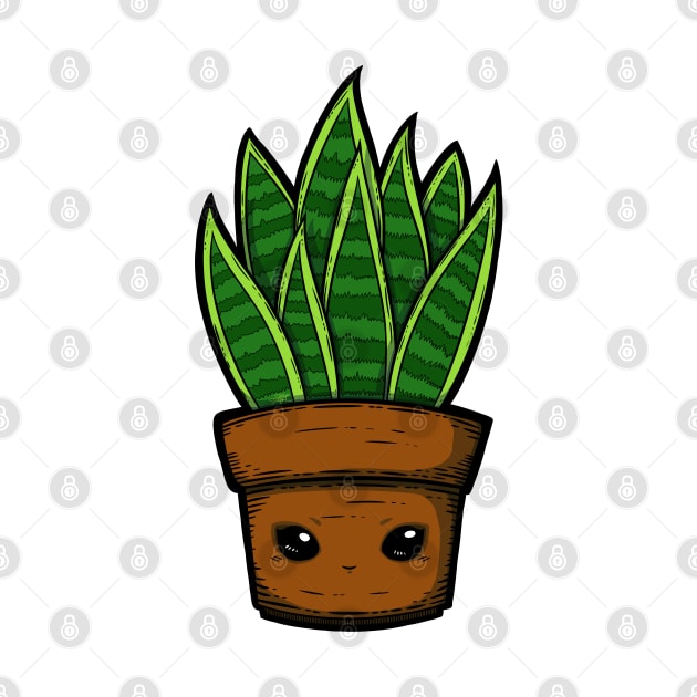 Cute Snake Plant by zarya_kiqo