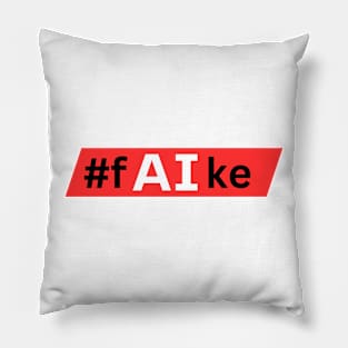 fake art banner Pillow