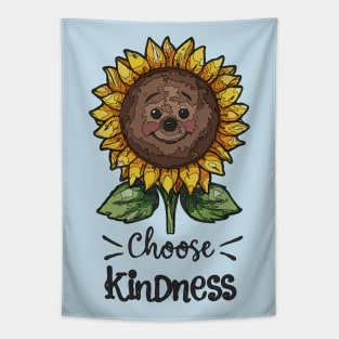 Sunflower Choose Kindness Tapestry