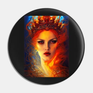 queen of ice and fire Pin