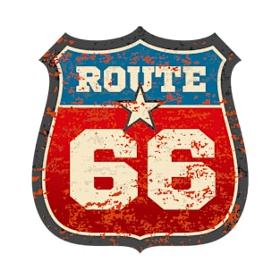 66th Birthday Route 66 Sign T-Shirt