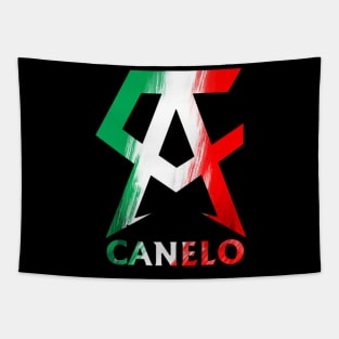 the winner of canelo alvarez Tapestry