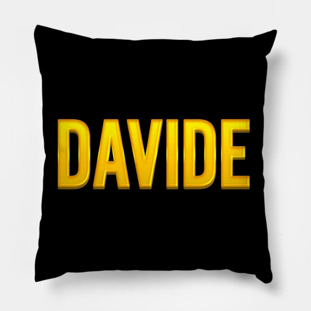 Davide Name Pillow by xesed