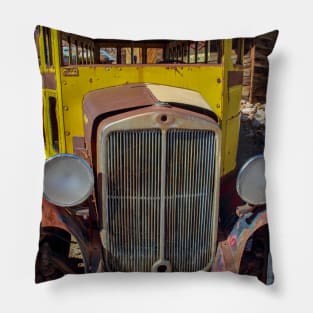 Antique Bus Pillow