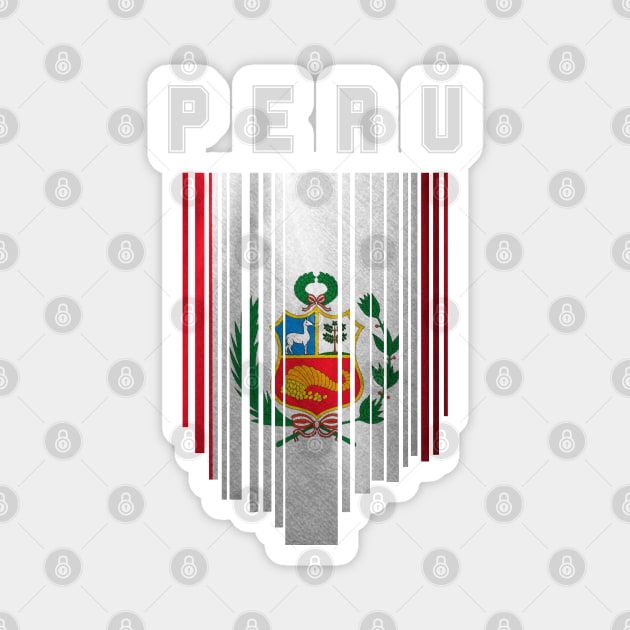 Perú flag, peruvian flag Magnet by eka123