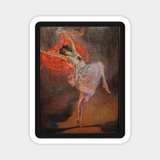 1910 Anna Pavlova by John Lavery Magnet