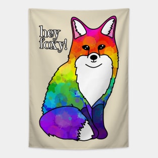 Hey Rainbow Foxy! Tapestry