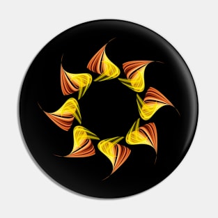 Yellow sun Pin