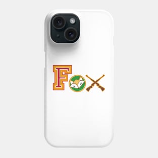 Fox varsity patches Phone Case