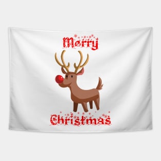 Red Nosed reindeer Tapestry