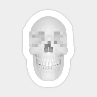 Censored Skull Magnet