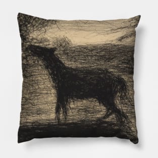 Foal by Georges-Pierre Seurat Pillow