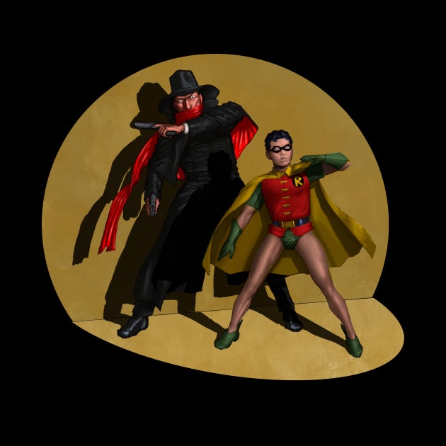 The Shadow and Robin by thecountingtree