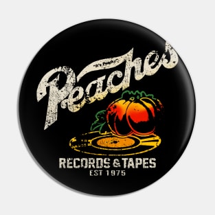 Peaches Records & Tapes 1975 Pin