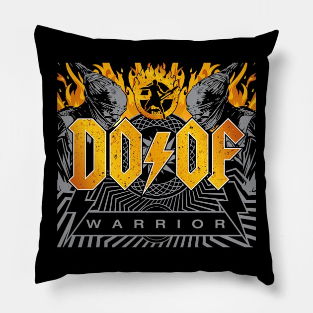 Doof Warrior Pillow by d4n13ldesigns