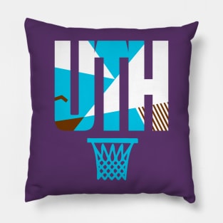 Throwback Utah Basketball Pillow