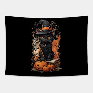 Little Halloween Enchantress Tapestry