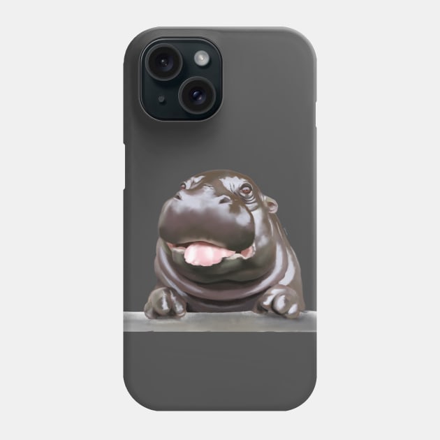 Hippo Phone Case by kozinoart