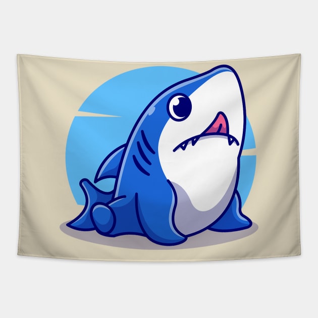 Shark Tapestry by haallArt