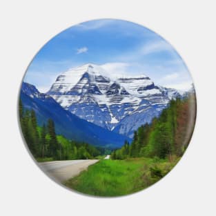 Majestic View - Mount Robson BC Pin