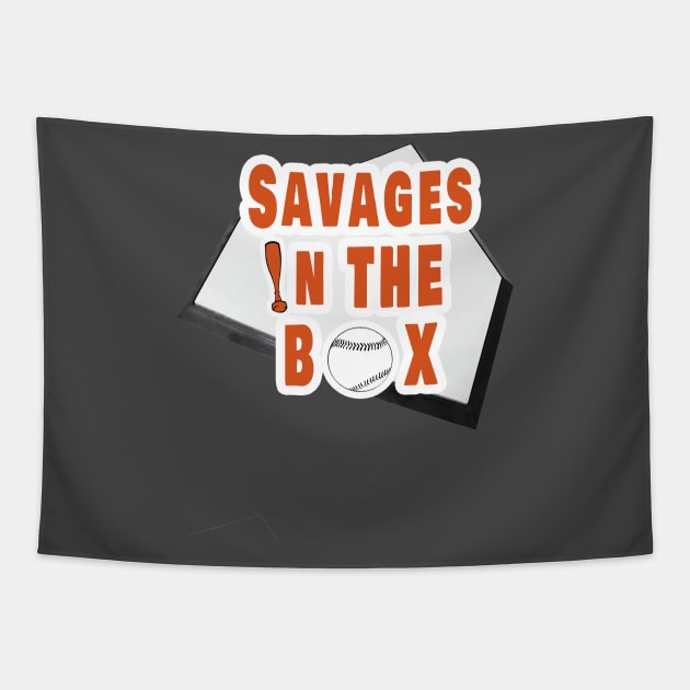 Savages in the box Tapestry by salah_698