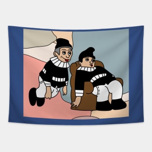 Funny Dwarf Garden Gnome Tapestry