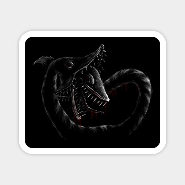 sandworm in darkness Magnet by wintereagle