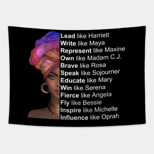 Powerful Black Women, Women of Black History, Black History Month Tapestry