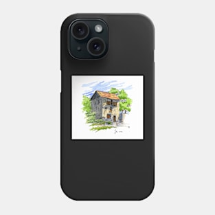 Sin, historic building Spanish Pyrenees Phone Case