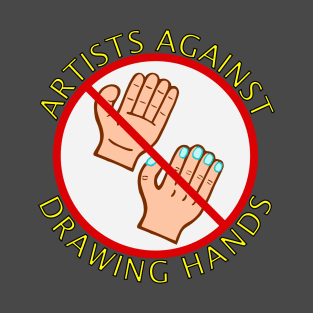 Artists Against Drawing Hands Emblem T-Shirt