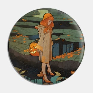 Halloween Spooky Season Lost Little Girl Pin