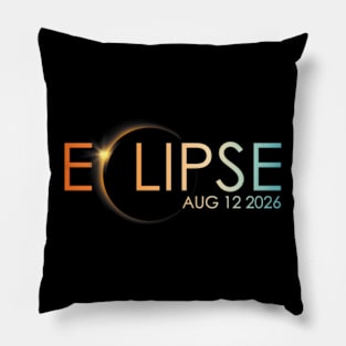 Solar Eclipse 2026 | Total Solar Eclipse 2026 Pillow