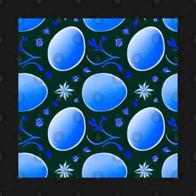 Easter eggs 2 wallpaper style (MD23Etr002b) by Maikell Designs